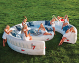 Outdoor 20 Seat Round Inflatable Garden Party Sofa - Max Leisure